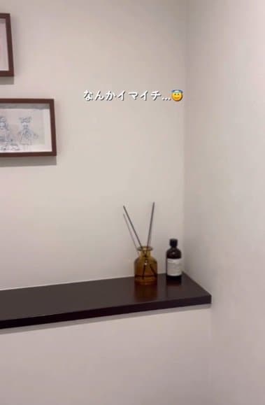 変身前の小物コーナー