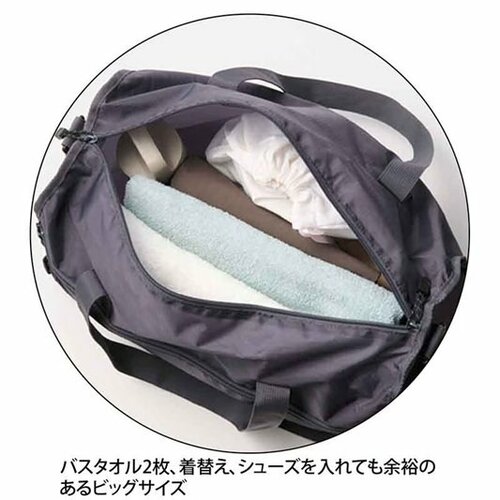 コールマン 外側に大きなポケット付き！薄くて軽いボストンバッグ