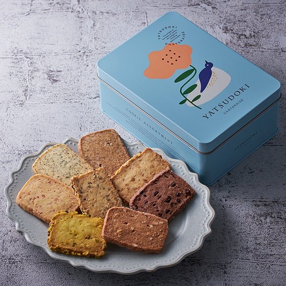 見た目も華やかな「8種のクッキーアソート」