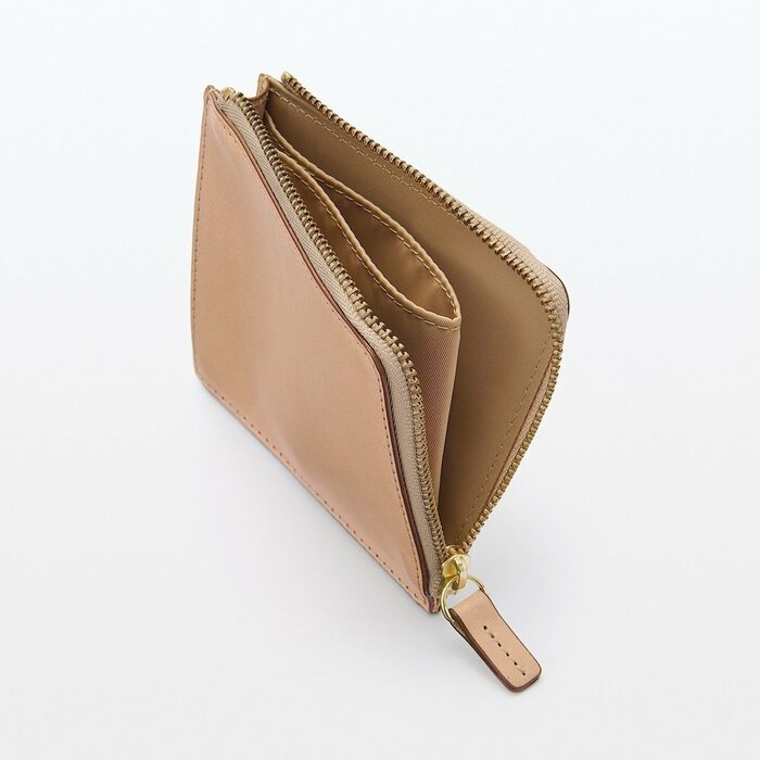 イタリア産ヌメ革 L字財布