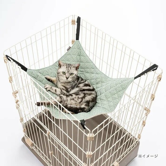 「猫ハンモックM グリーン（1480円）」