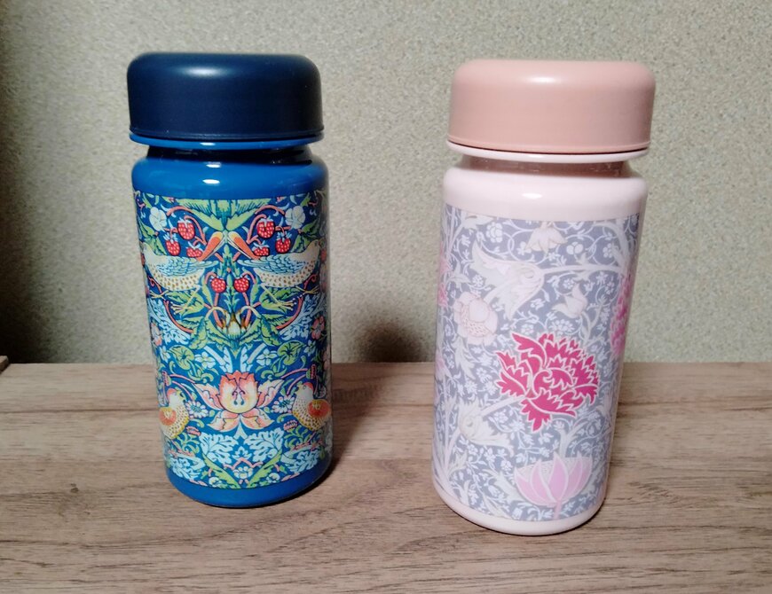 筆者撮影（セリア、ウォーターボトル 300ml　WM）