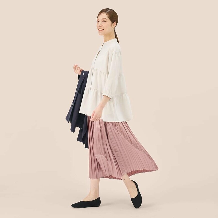 出所：ワークマン公式　レディース　雲の上Wニットパンプススクエアトゥ