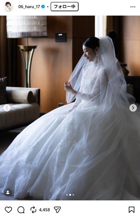 出所：波瑠のInstagram（＠06_haru_17） 参照日：2025年12月23日