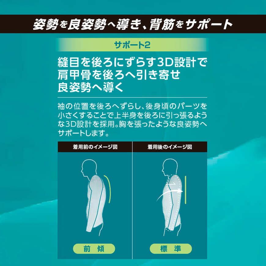 出所：ワークマン公式　エックスブースター長袖コンプレッション