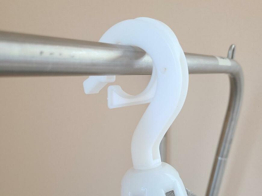 アジャスター付き衣類干しネット