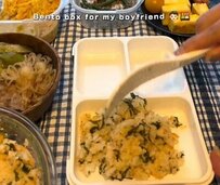 「味しみ白滝しか勝たん！」彼女が作るすき焼き風弁当が見た目もボリュームも花丸満点の出来栄え！