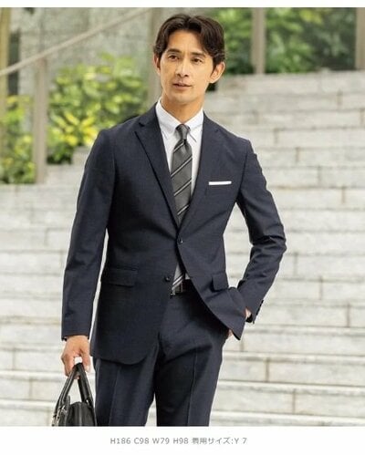 洗える 着回しクロススーツ LES MUES スリム