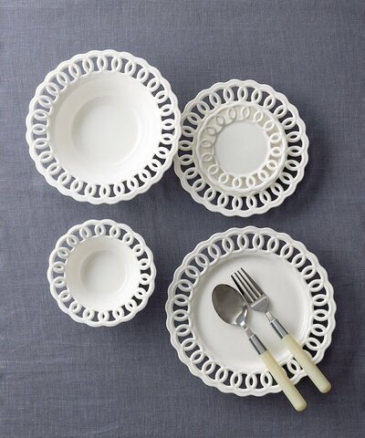 パルグループ公式ファッション通販サイト 3COINS レース小皿 12cm商品画像