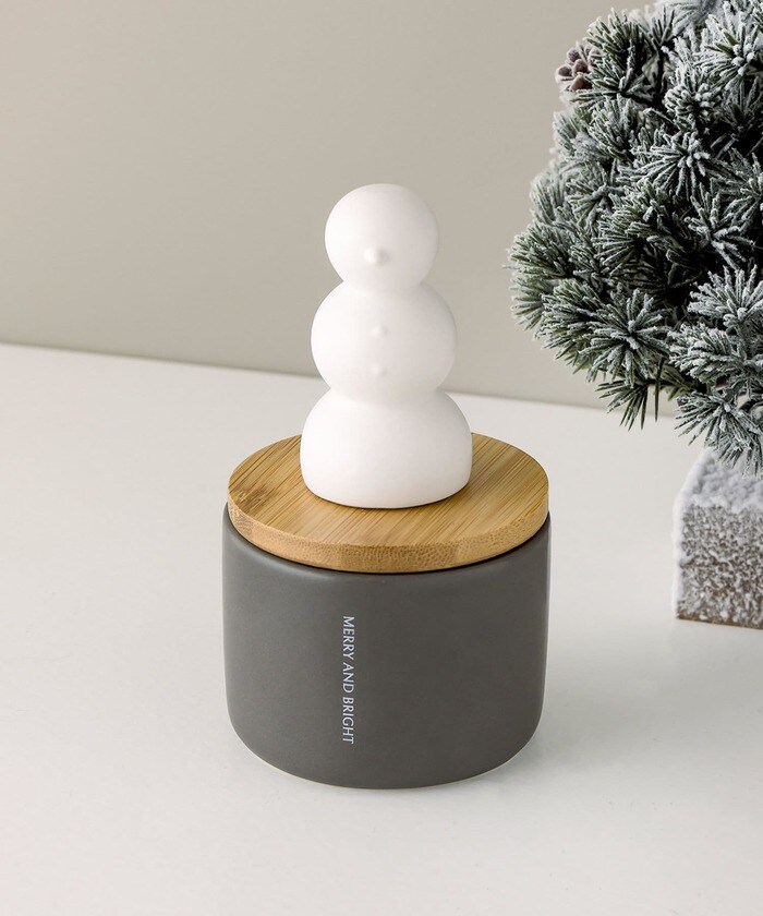 雪だるまデザイン（チャコール）