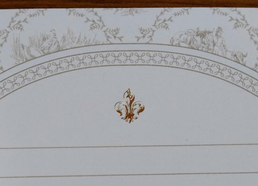 筆者撮影（セリア、レターセット 4セット トワルドジュイスタイル）