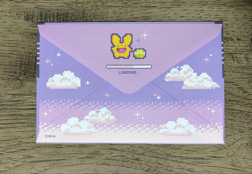 筆者撮影（ダイソー、レターセット（ぷよぷよ、B））