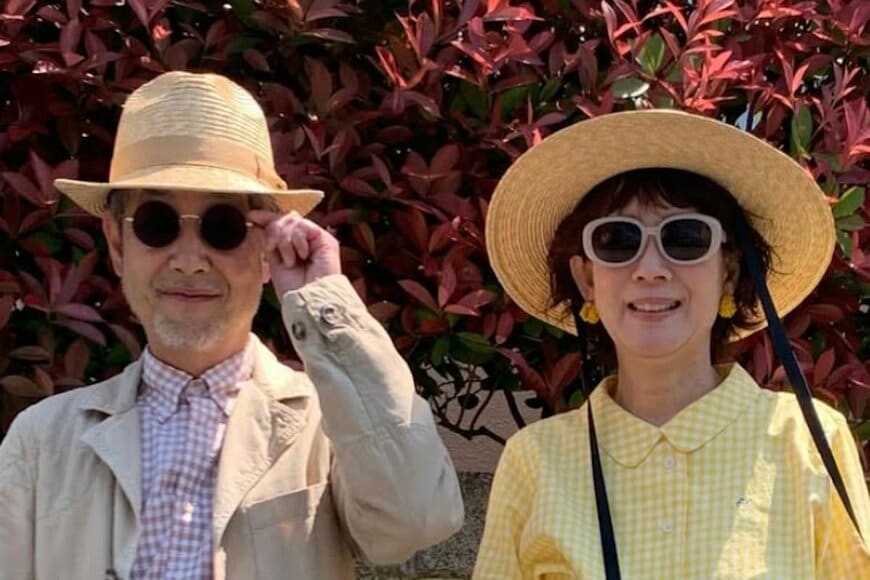 【60代夫婦】ギンガムチェックのリンクコーデが素敵！さりげないリンクカラーもおしゃれ