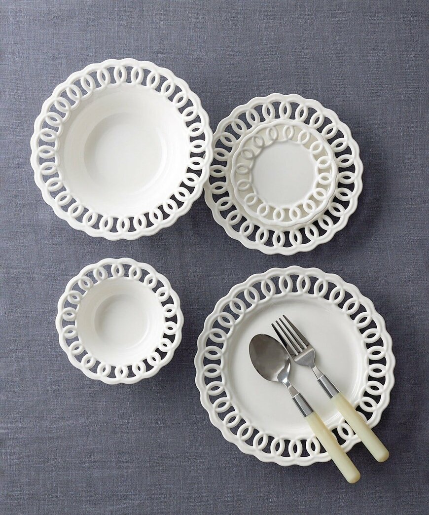 出所：パルグループ公式ファッション通販サイト 3COINS レース小皿：12cm