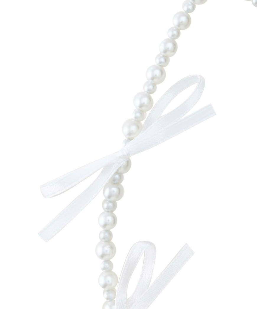 3COINS　リボンビーズストラップ