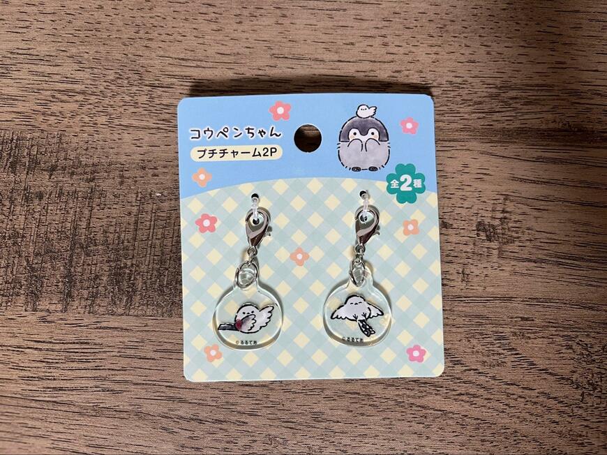 セリア、コウペンちゃん 邪エナガさん プチチャーム2P 画像