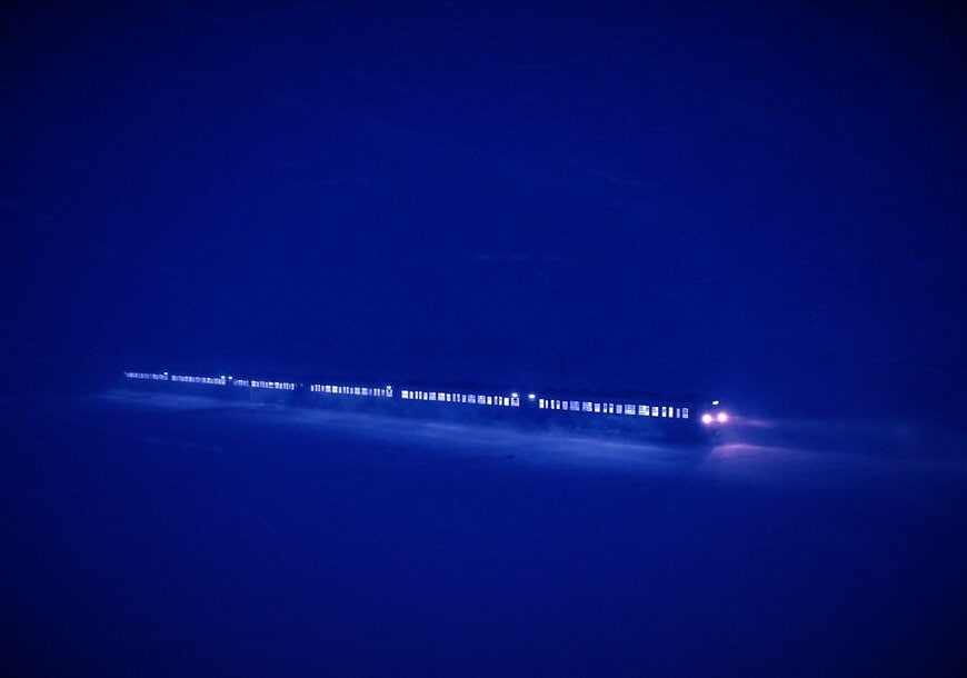 冬の新潟の鉄道写真