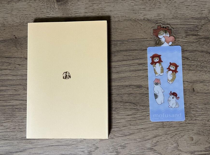 セリア、ブックマークコレクション mofusand