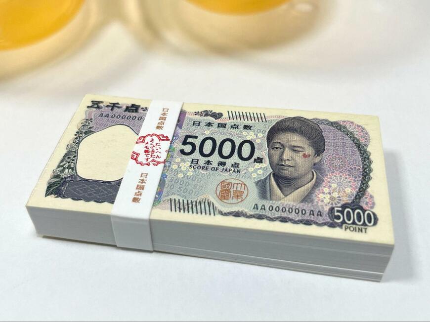 株式会社ピーナッツ・クラブ、札束ミニメモ帳画像