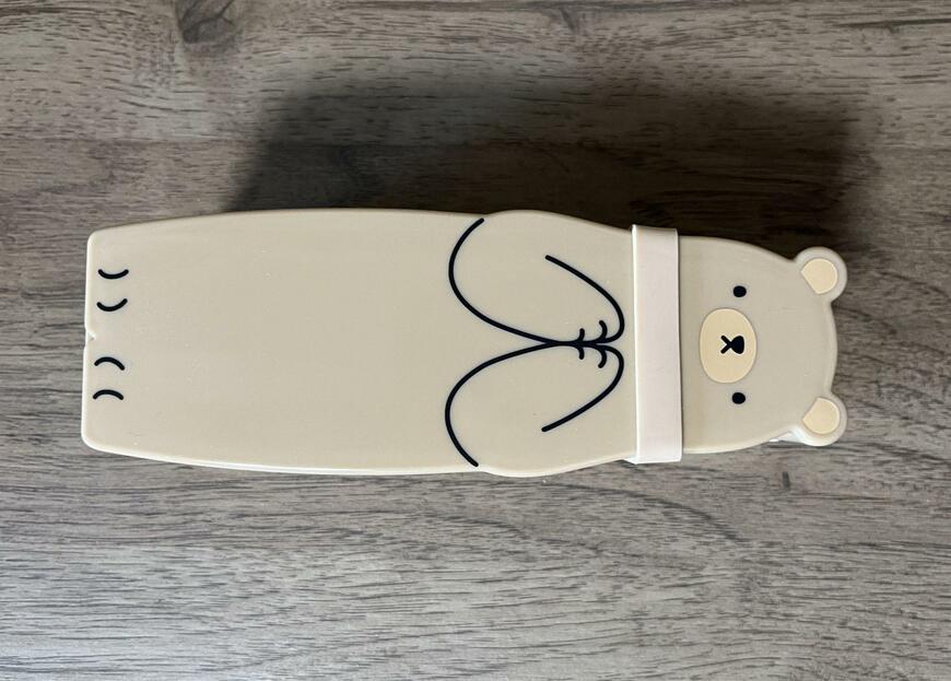 ダイソー、弁当箱(ダイカット、二段式)410mL