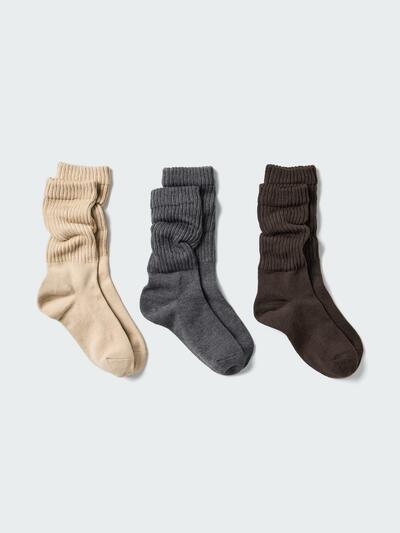 ユニクロ、ルーズソックス/3足組商品画像