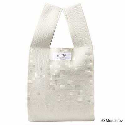 ニトリ、MIFFYニットトートバッグ(フェイス アイボリー) 商品画像