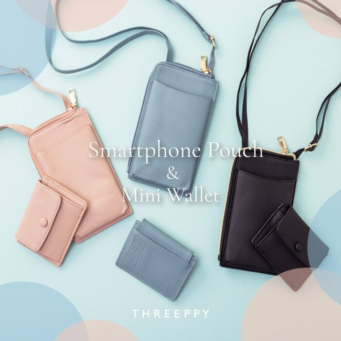 トレンドの「ミニ財布」が330円、「スマホポシェット」が550円という驚きの価格