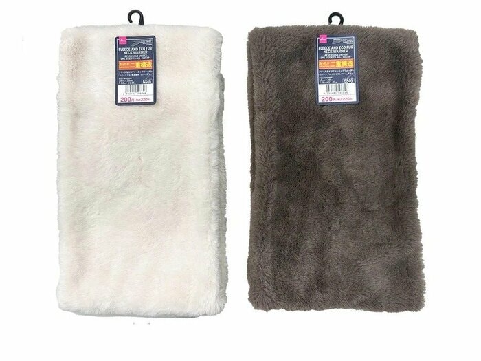 お得感満載の「フリース&エコファーネックウォーマー(リバーシブル)」