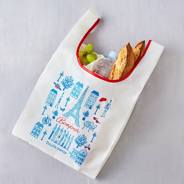 折りたたみエコバッグ(ボンジュール)