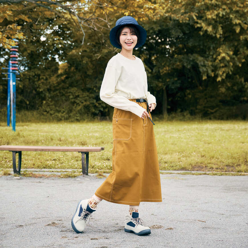 出所：ワークマン公式オンラインストア　サーマルストレッチワッフル 長袖クルーネック