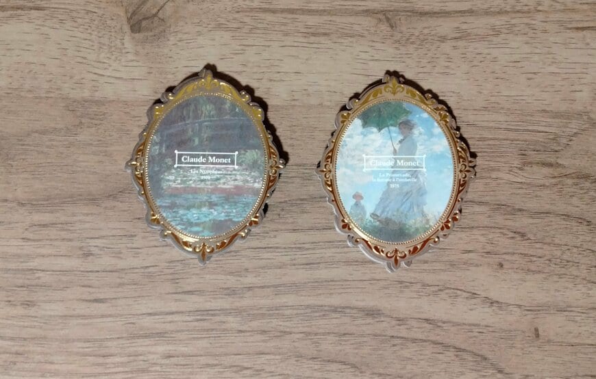 筆者撮影（セリア、メッセージカード モネ）