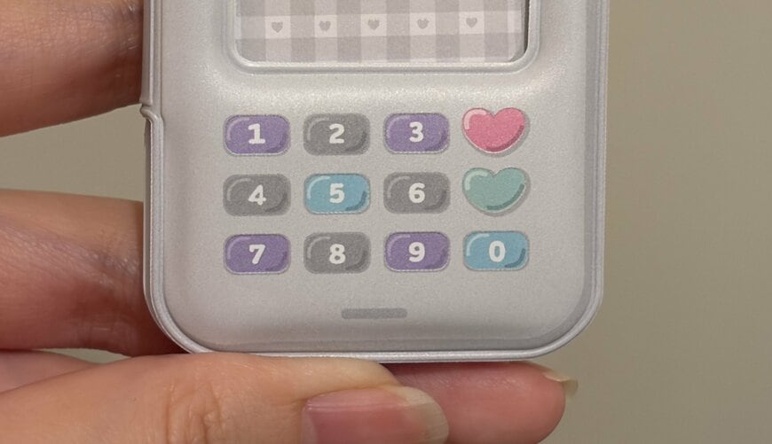 セリア、ぷくぷくカバー付箋35Ｐガラケー商品画像