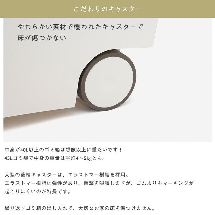 出所：河淳株式会社　KEYUCA両開きダストボックス LL（42L） ゴミ箱