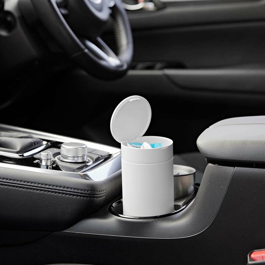 出所：山崎実業公式　ボトル型蓋付きゴミ箱 タワー