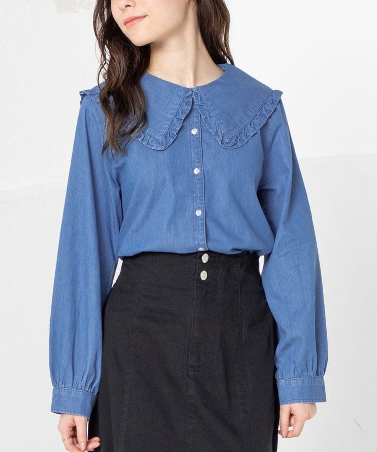 出所：ハニーズオンラインショップ セーラーカラーブラウス