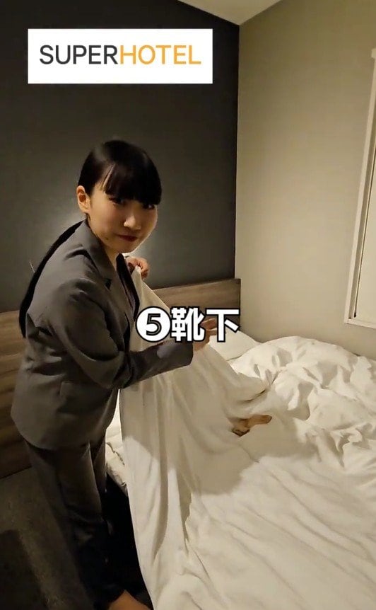 布団に巻き込まれてることも