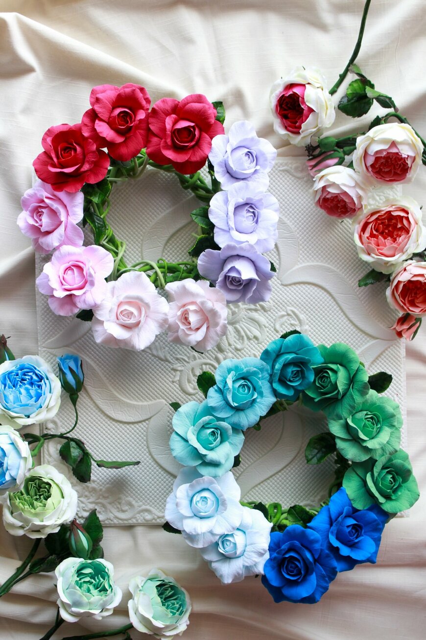 こばさんのクレイアート作品