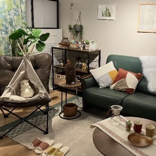 ニトリ、ニトリ目黒通り店ジャングルイン目黒のスタッフのインテリアコーディネート