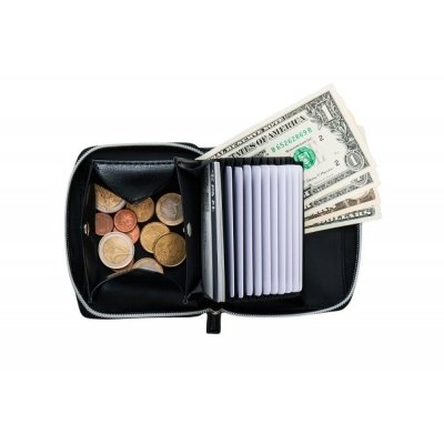 THE SCAPE OF GREEN やみつきサイフ クロコ柄 BLACK