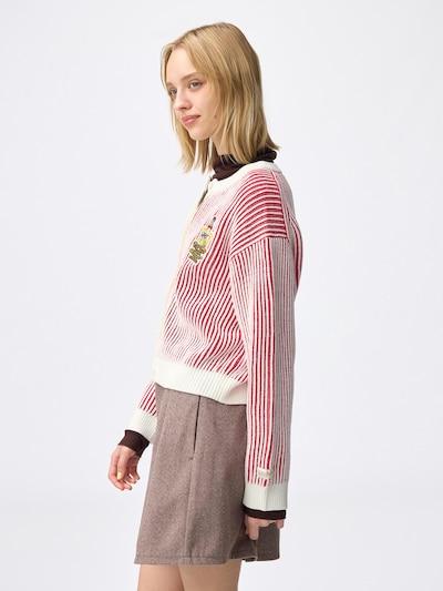 出所：GU公式 クルーネックカーディガン Harry Potter カラー 01 OFF WHITE