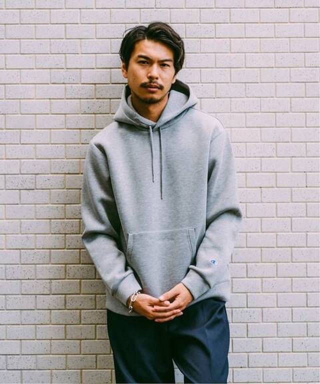 Champion - EDIFICE 別注 WRAP-AIR VENT PO HOODIE ¥13,200（税込）