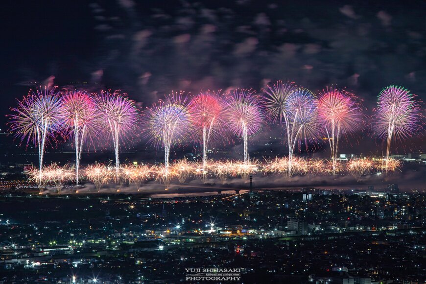 長岡まつり大花火大会のフェニックス