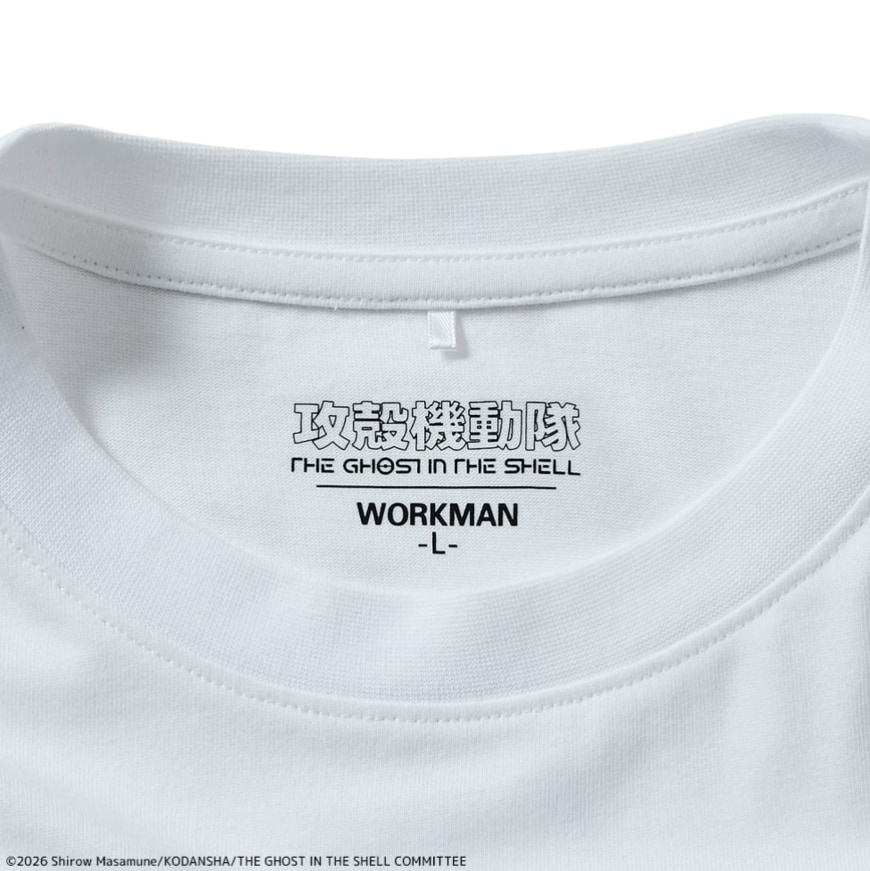 ワークマン公式オンラインストア「攻殻機動隊プリント半袖Tシャツ」