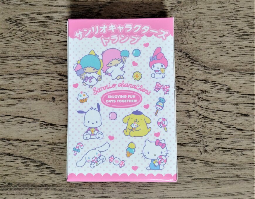 筆者撮影（セリア、サンリオキャラクターズトランプ）