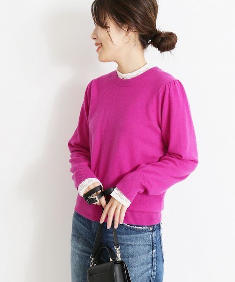 Spick and Span - PURE CASHMERE クルーネック ¥15,120（税込）