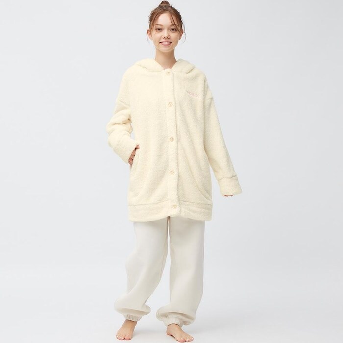 出所：GU公式 ファッション通販サイト マシュマロフィールラウンジパーカ(長袖) Chiikawa