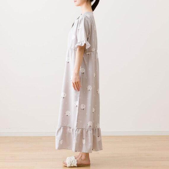 ニトリ、フリルワンピースシマエナガ M-L(N515)画像