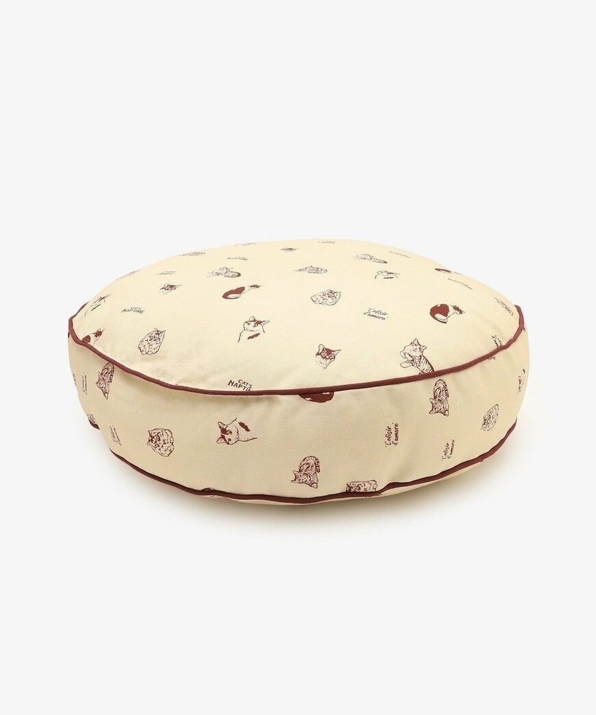 アフタヌーンティー公式 ラウンドクッション/Cat's NapTime