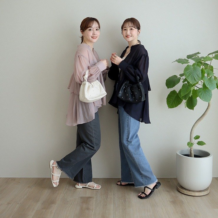 しまむら公式　レディース　ブラウス（OMI×TERA）の画像