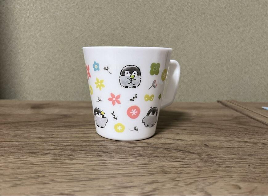セリア、コウペンちゃん 手付きコップ（全2種）　画像